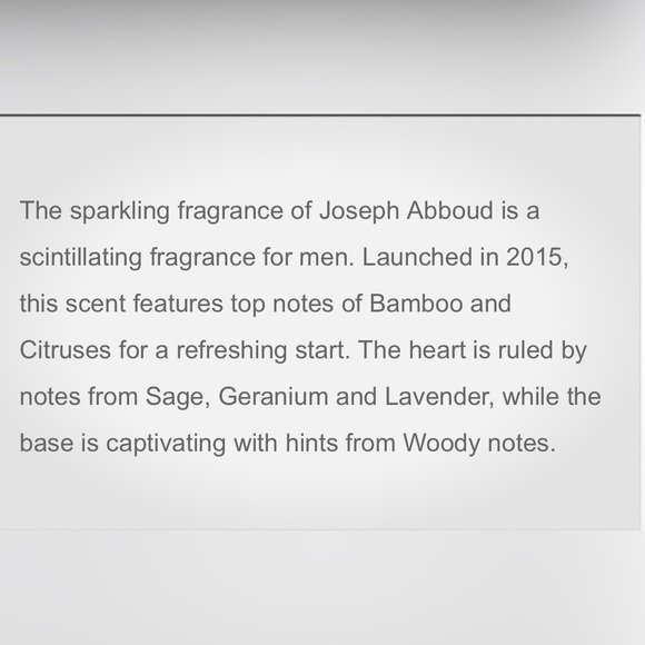 Joseph Abboud EDT for men mini sample bottle - Picture 3 of 3